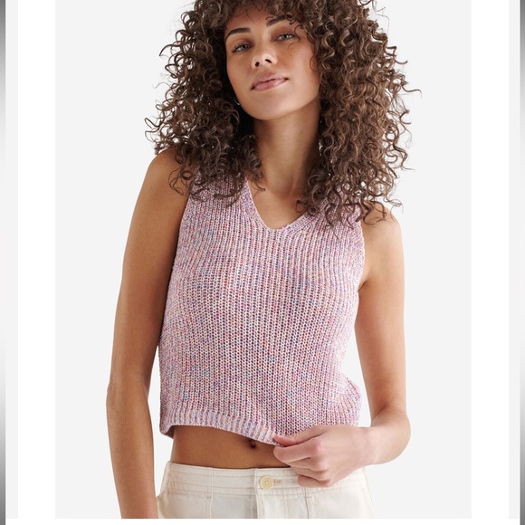 ROOTS Nahanni Colourful Knit Crop Tank - Picture 5 of 6